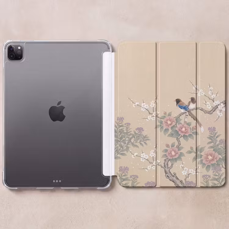 iPad-Hülle - Blumen - Vögel - Blumen — 6
