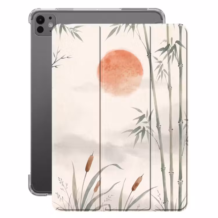 iPad-Hülle - Minimalistisch - Bambus - Grün — 1