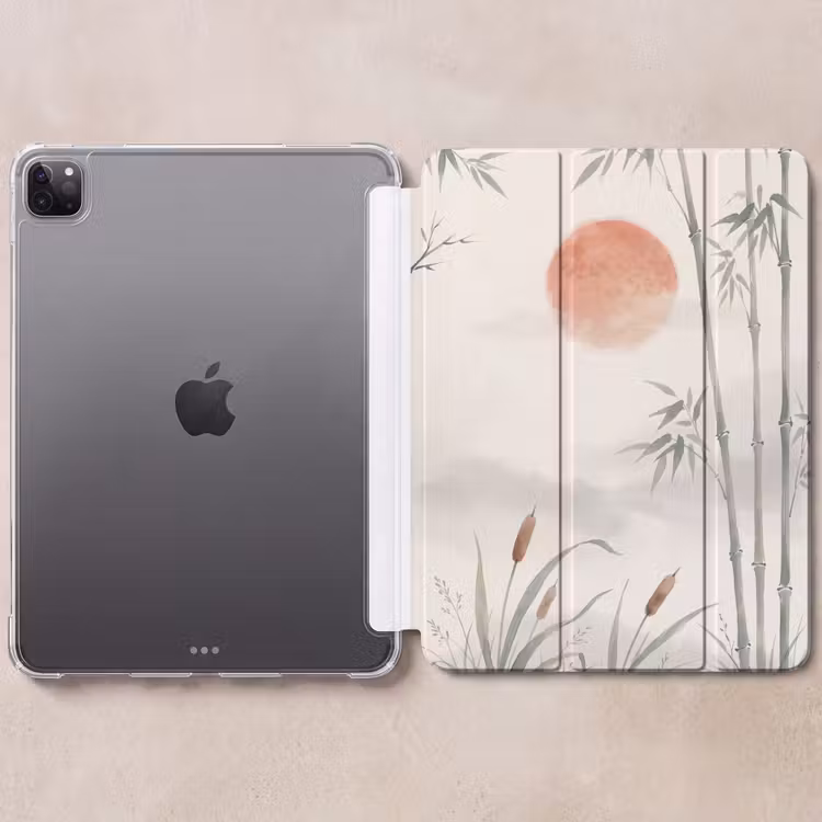 iPad-Hülle - Minimalistisch - Bambus - Grün — 6