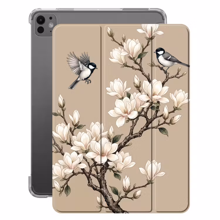 iPad-Hülle - Orientalisch - Vögel - Beige — 1
