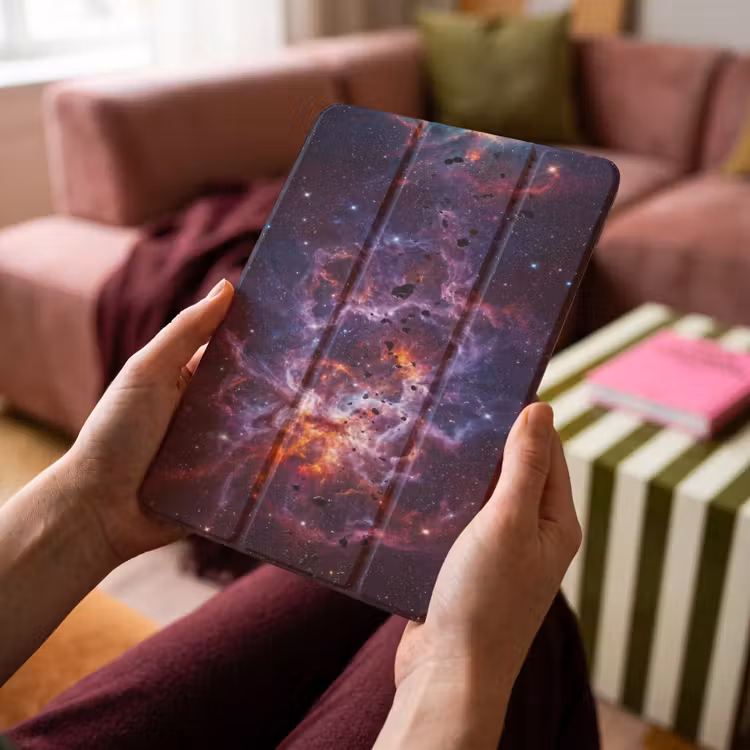 iPad-Hülle - Weltraum - Sterne - Abstrakt - Farbenfroh — 4