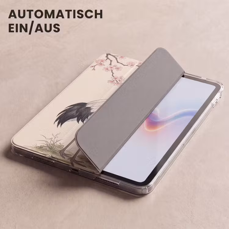 iPad-Hülle - Asiatisch - Kranich - Beige — 5