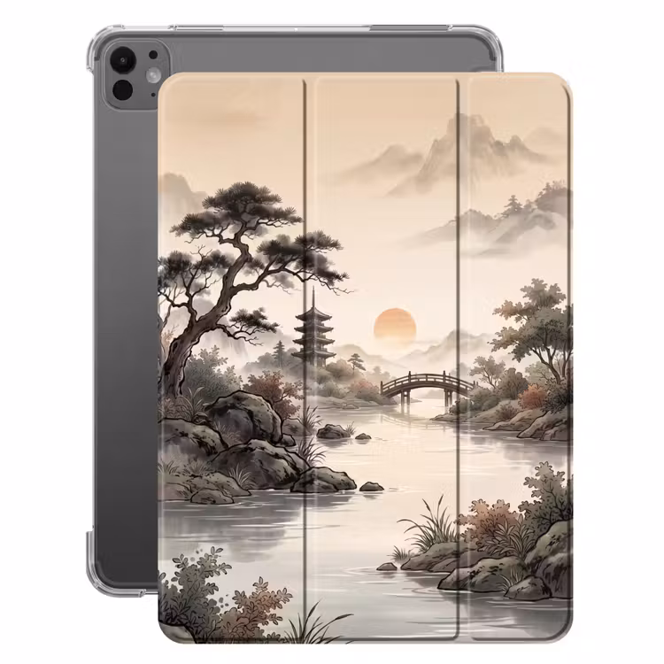 iPad-Hülle - Asien - Landschaft - Farbenfroh — 1