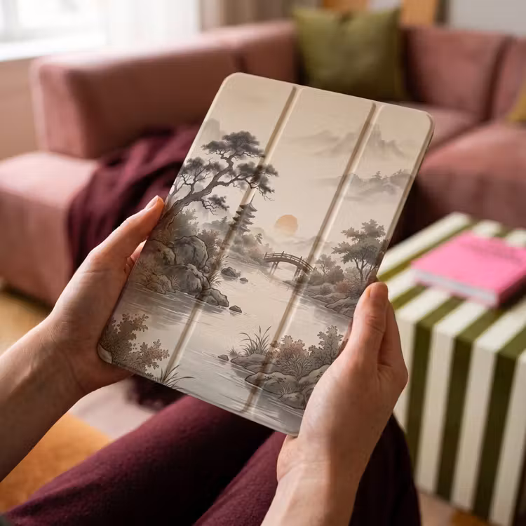 iPad-Hülle - Asien - Landschaft - Farbenfroh — 4