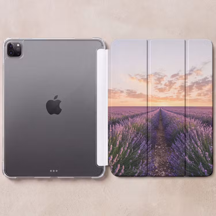 iPad-Hülle - Landschaft - Lavendelfeld - Violett — 6