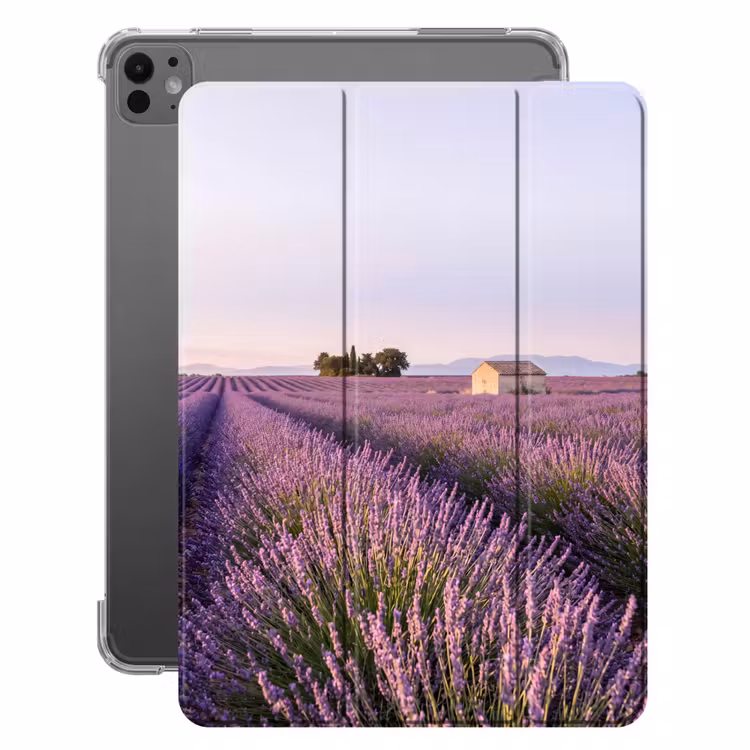 iPad-Hülle - Lavendel - Landschaft - Gelassenheit - Lila — 1