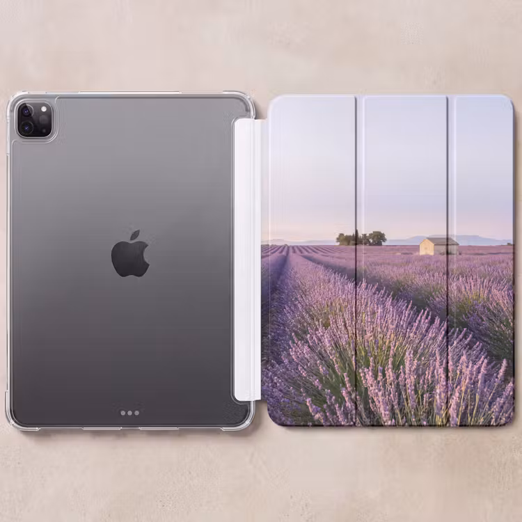 iPad-Hülle - Lavendel - Landschaft - Gelassenheit - Lila — 6