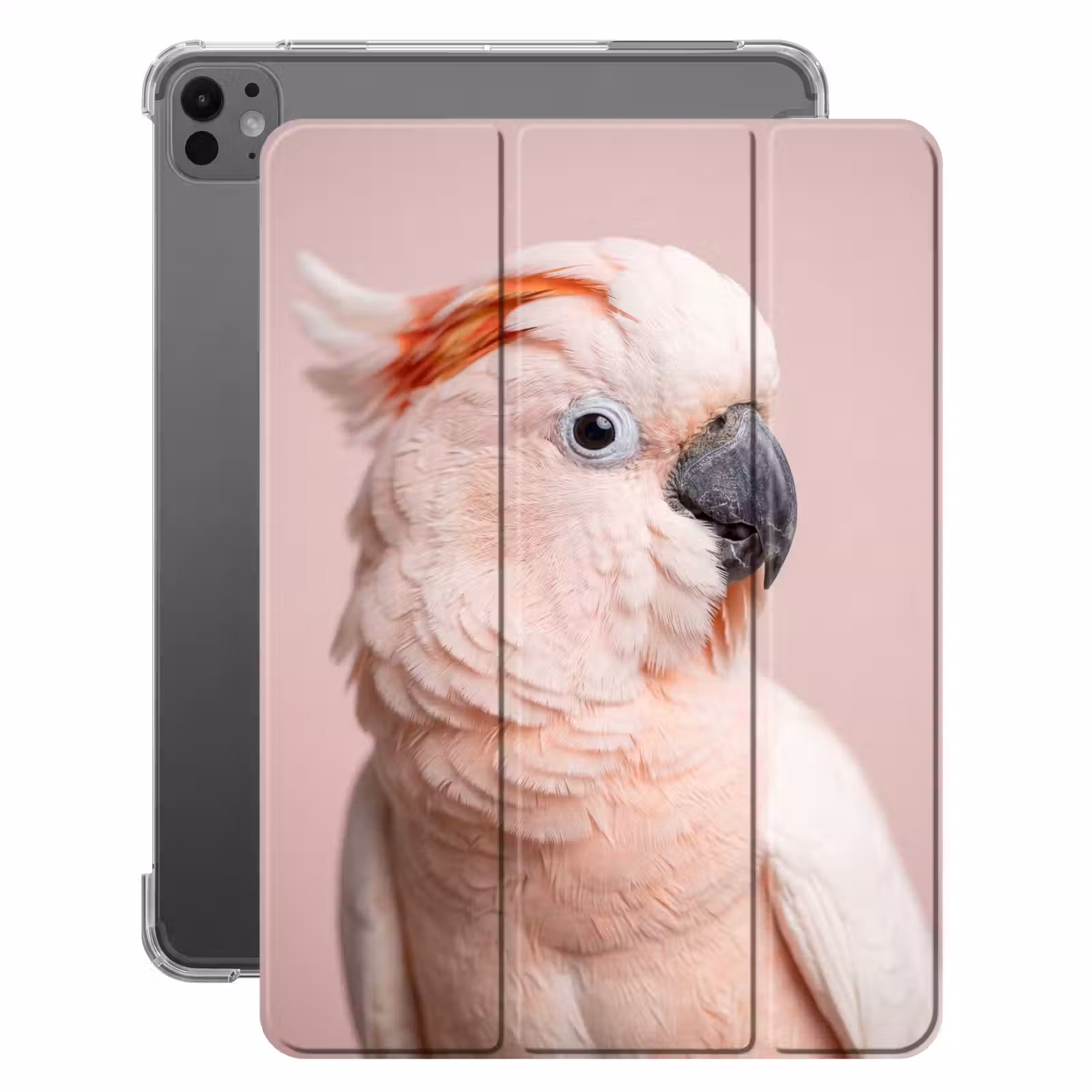 iPad-Hülle - Kakadu - Porträt - Rosa — 1