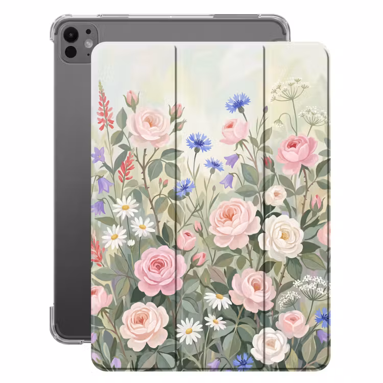 iPad-Hülle - Blumen - Garten - Natur - Farbenfroh — 1