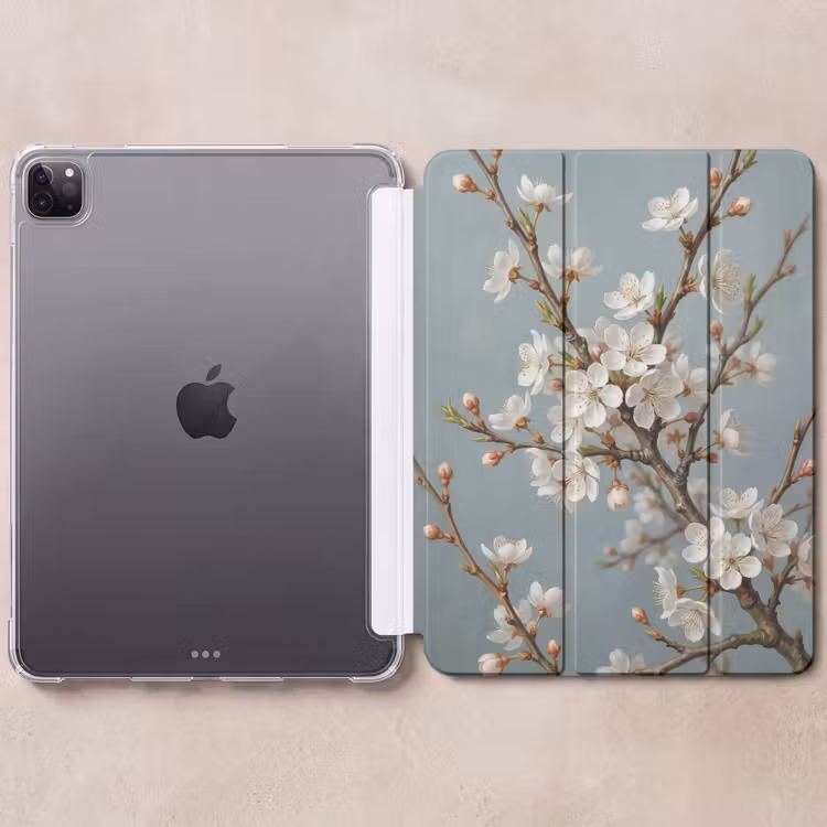 iPad-Hülle - Botanisch - Stilleben - Blau — 6