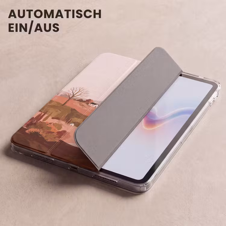 iPad-Hülle - Hügellandschaft - Grafik - Terrakotta — 5