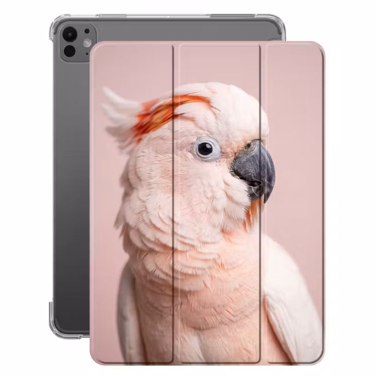 iPad-Hülle - Kakadu - Porträt - Rosa — 1