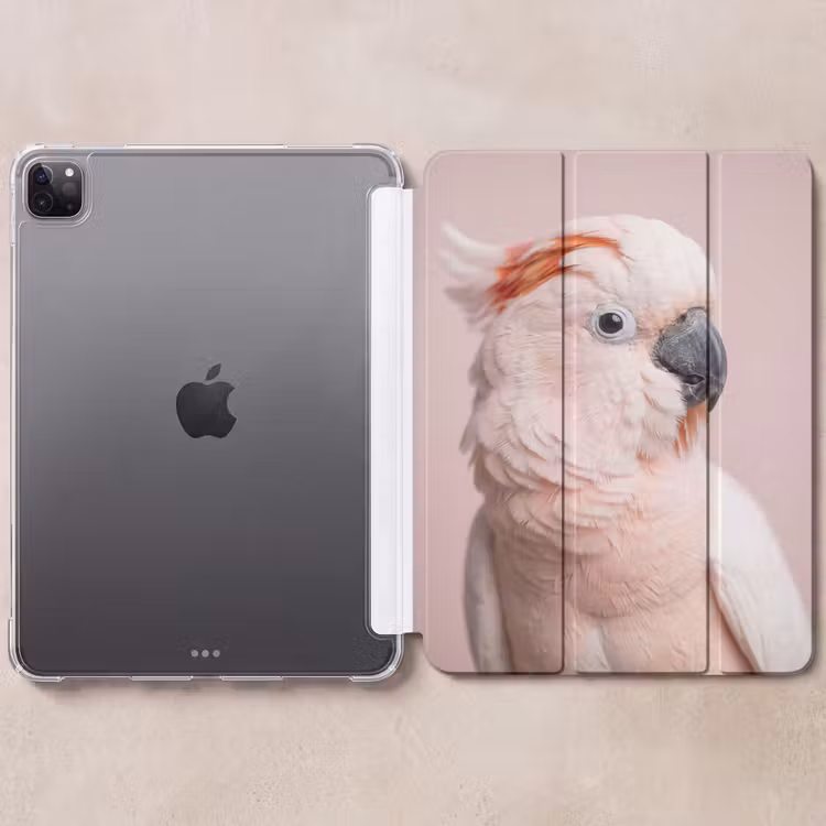 iPad-Hülle - Kakadu - Porträt - Rosa — 6