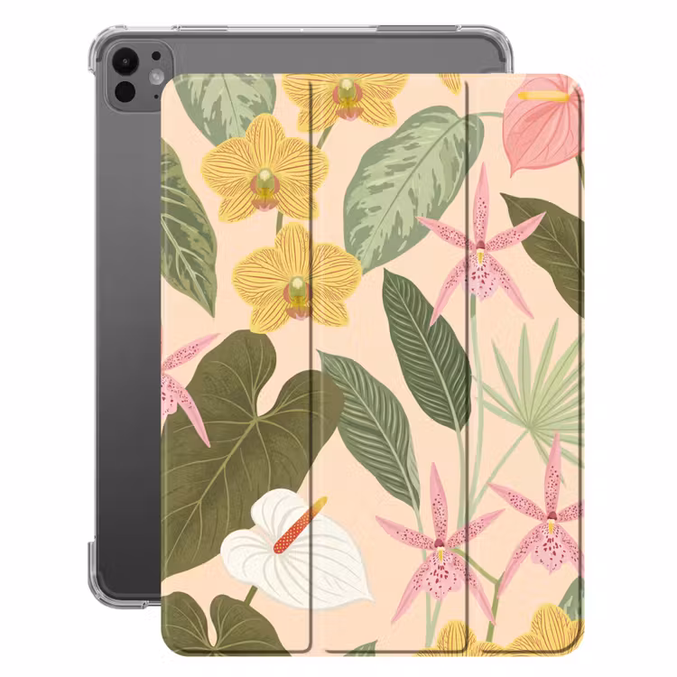 iPad-Hülle - Muster - Blumen - Farbenfroh — 1