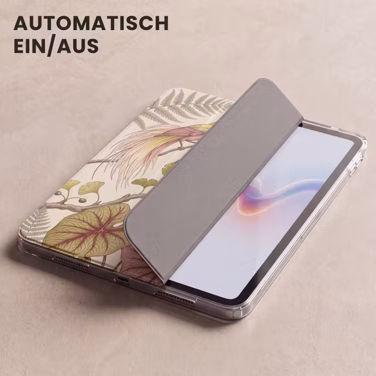 iPad-Hülle - Vögel - Tropisch - Botanisch - Rosa — 5