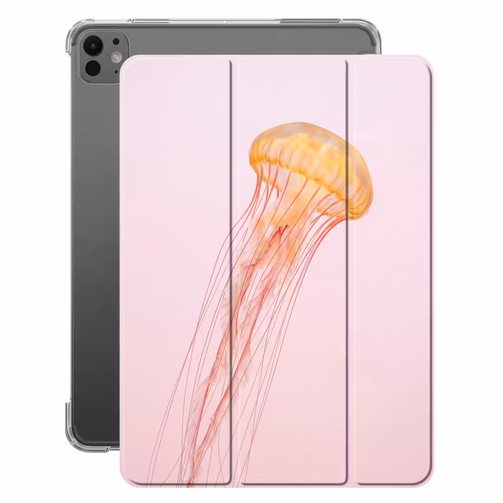 iPad-Hülle - Ornate - Qualle - Rosa — 1