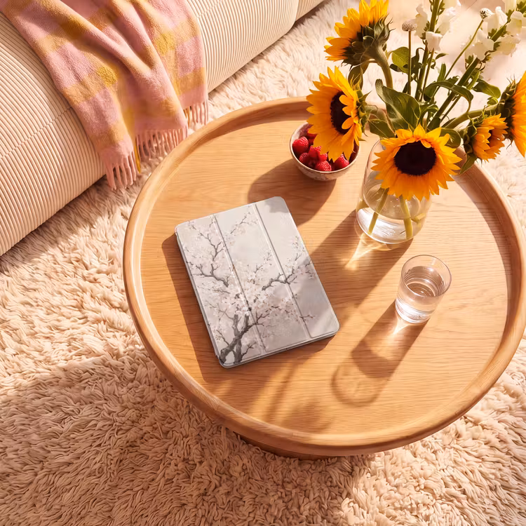 iPad-Hülle - Blossom - Illustration - Taupe — 2