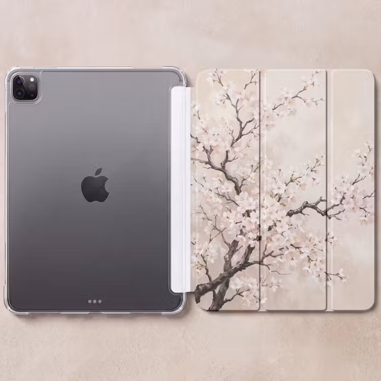 iPad-Hülle - Blossom - Illustration - Taupe — 6