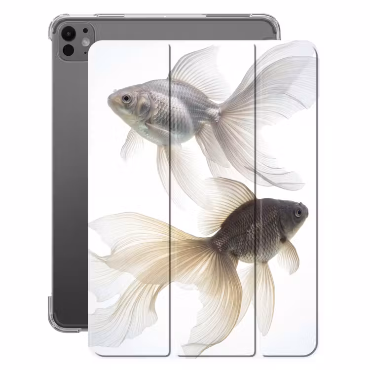 iPad-Hülle - Goldfisch - Modern - Weiß — 1