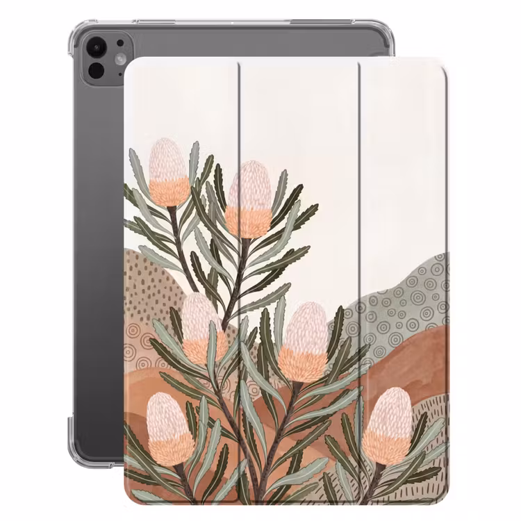 iPad-Hülle - Modern - Hügel - Terrakotta — 1