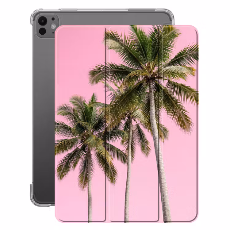 iPad-Hülle - Palme - Tropisch - Rosa — 1