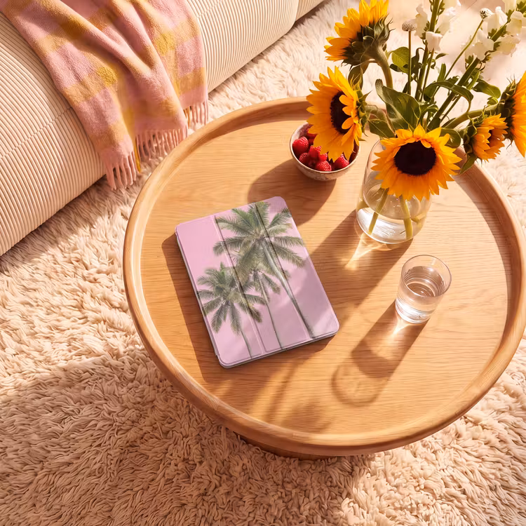iPad-Hülle - Palme - Tropisch - Rosa — 2
