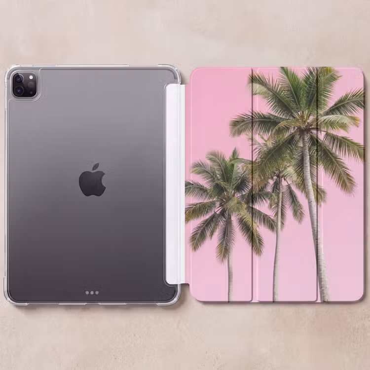 iPad-Hülle - Palme - Tropisch - Rosa — 6