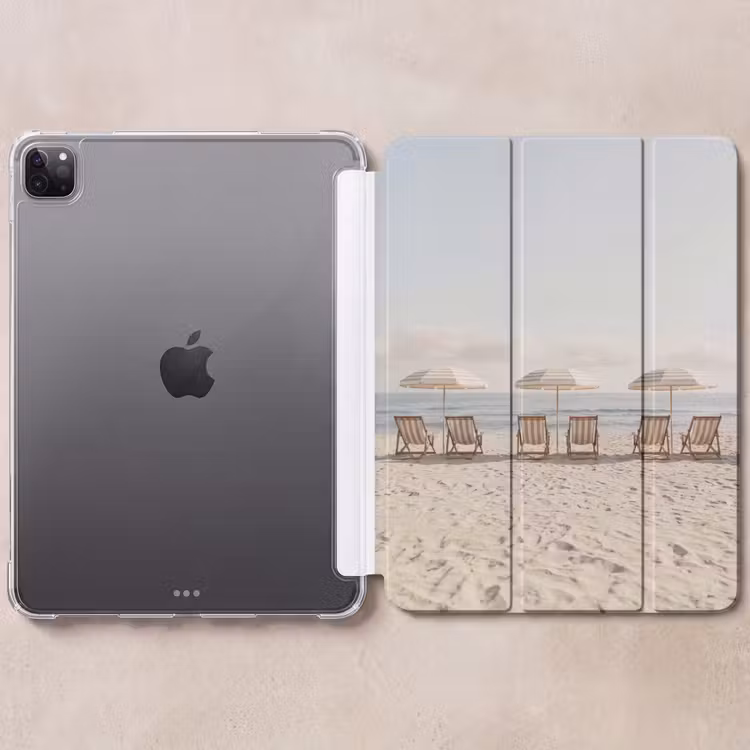 iPad-Hülle - Strand - Stühle - Sonnenschirm — 6