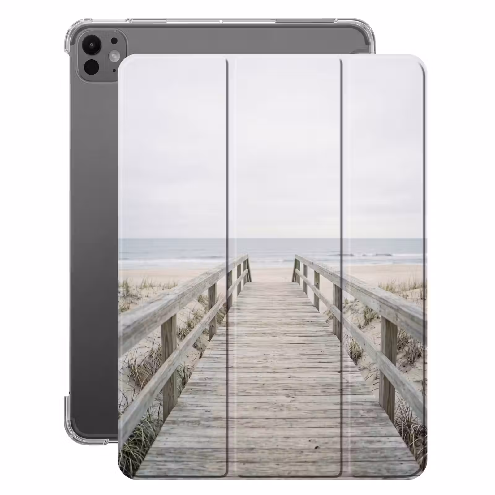 iPad-Hülle - Dünen - Decking - Meer — 1