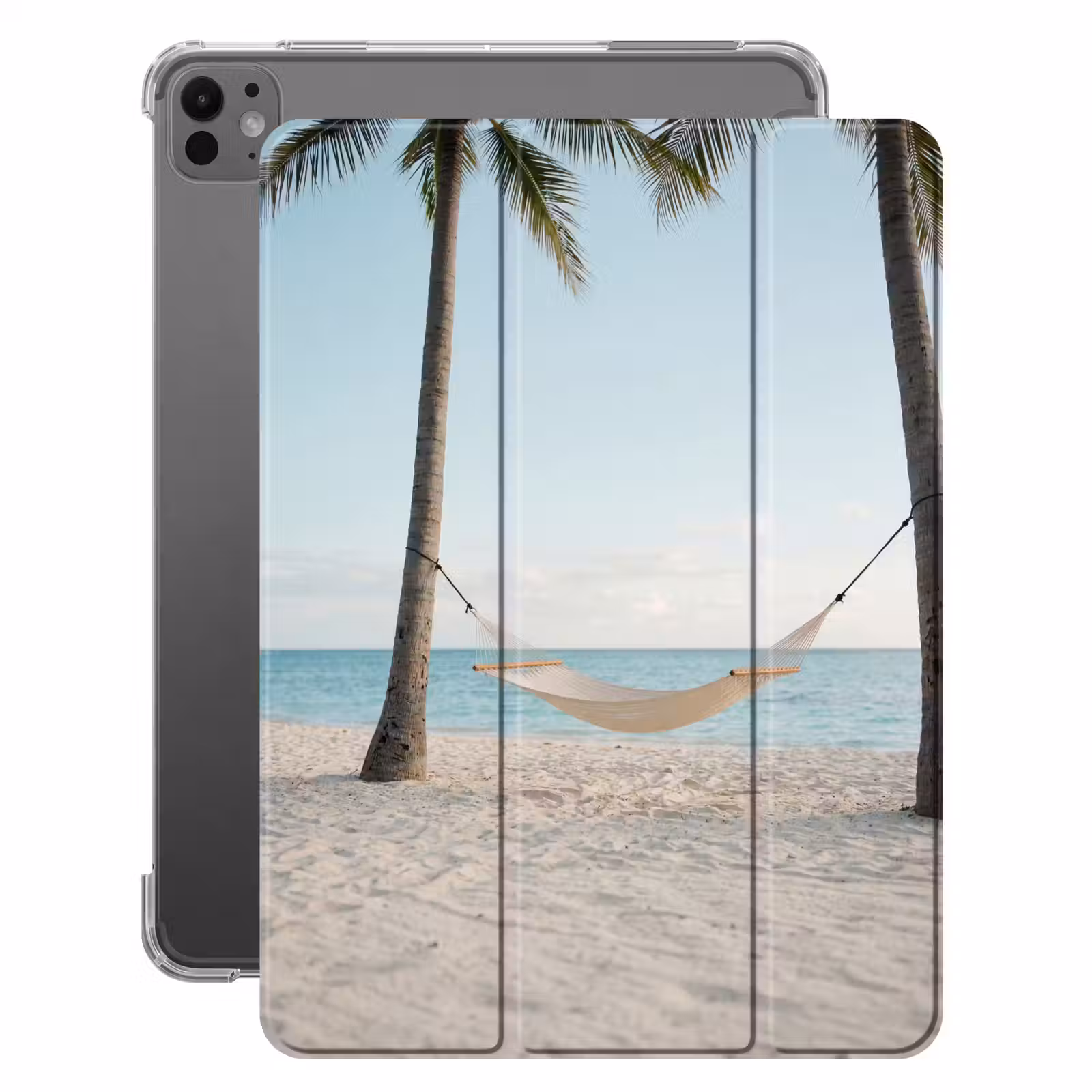 iPad-Hülle - Hängematte - Strand - Weiß — 1