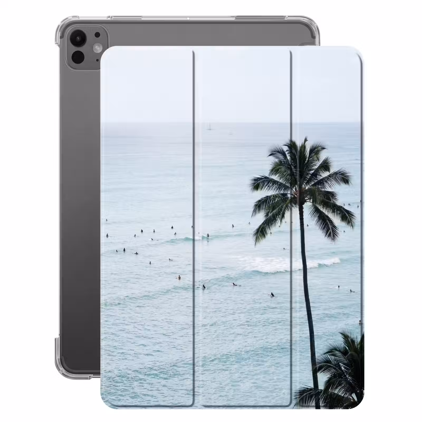iPad-Hülle - Meer - Palmen - Surfer — 1