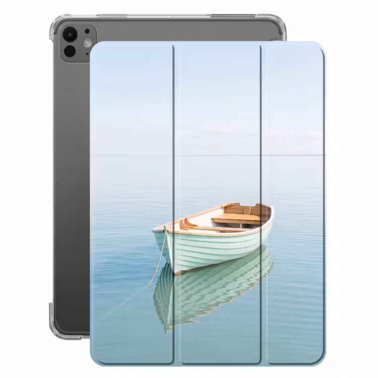 iPad-Hülle - Minimalistisch - Boot - Meer — 1