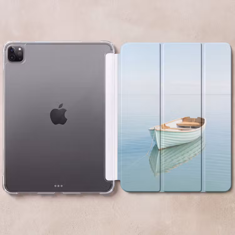 iPad-Hülle - Minimalistisch - Boot - Meer — 6