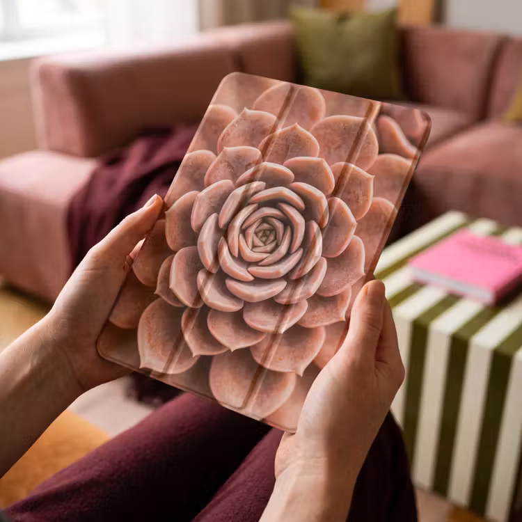 iPad-Hülle - Sukkulente - Bio - Rosa — 4