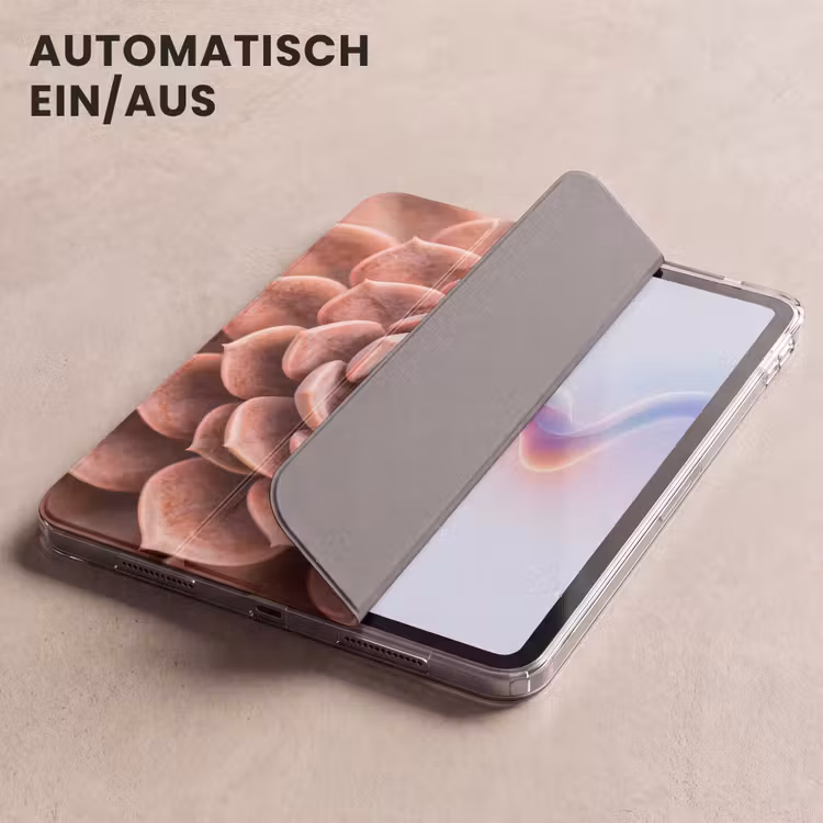 iPad-Hülle - Sukkulente - Bio - Rosa — 5
