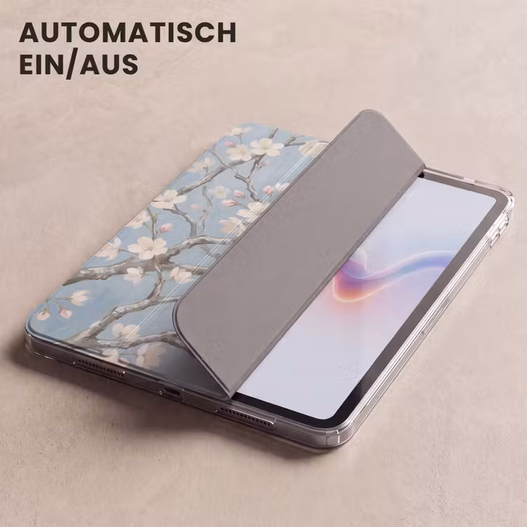 iPad-Hülle - Zweige - Kirschblüte - Blau — 5