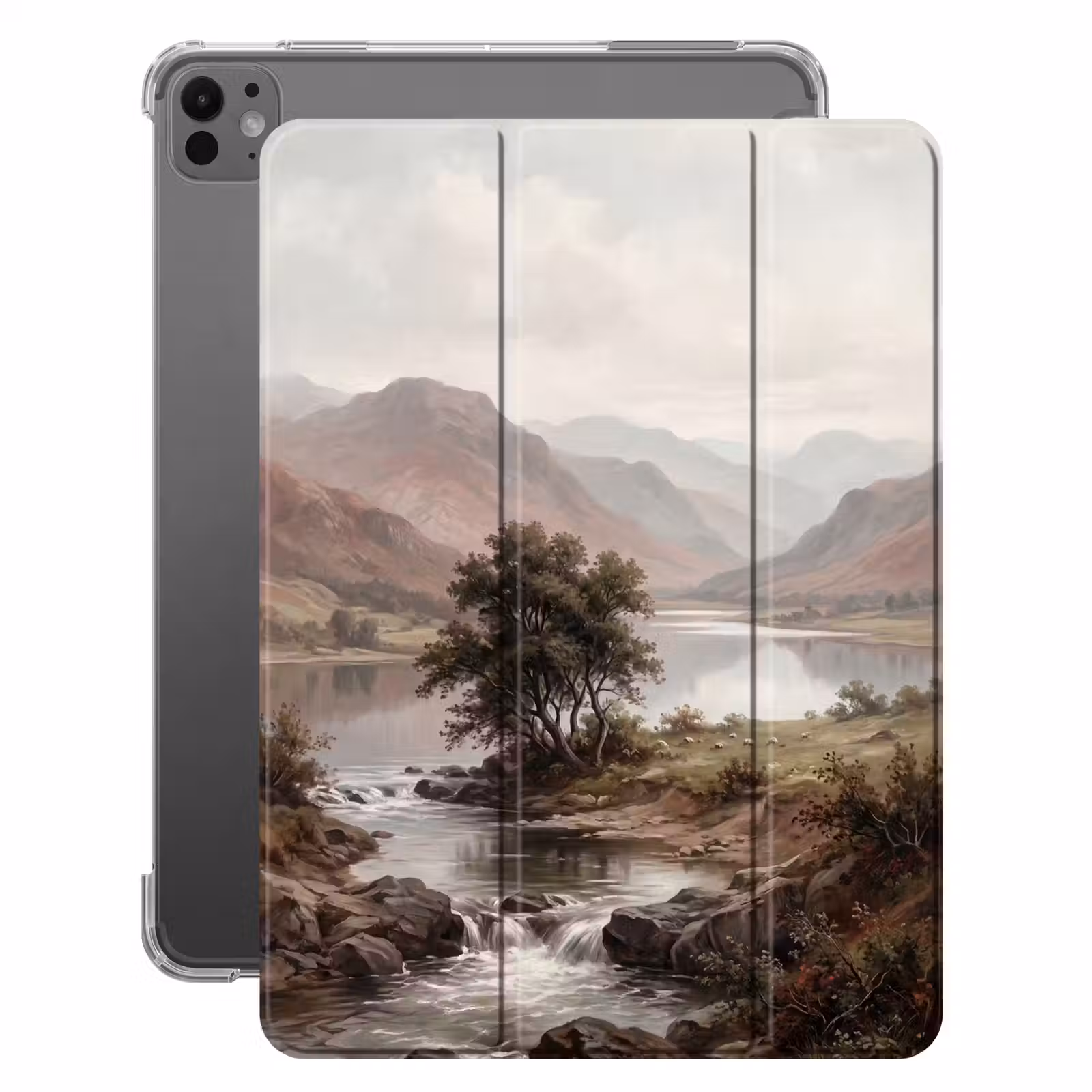 iPad-Hülle - Berglandschaften - See - Berge - Tal - Klassisch — 1