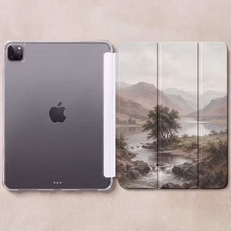 iPad-Hülle - Berglandschaften - See - Berge - Tal - Klassisch — 6