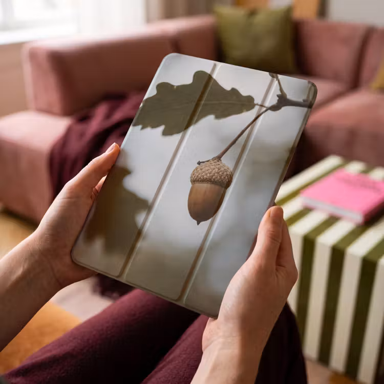 iPad-Hülle - Eichel - Eichenblatt - Wald - Herbst - Natur — 4