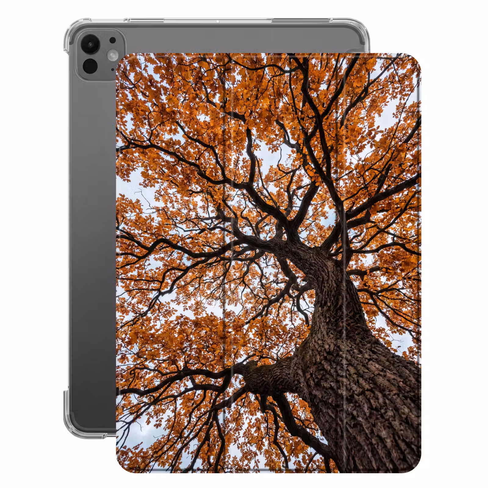 iPad-Hülle - Baum - Laubdach - Herbst - Orange - Atmosphärisch — 1