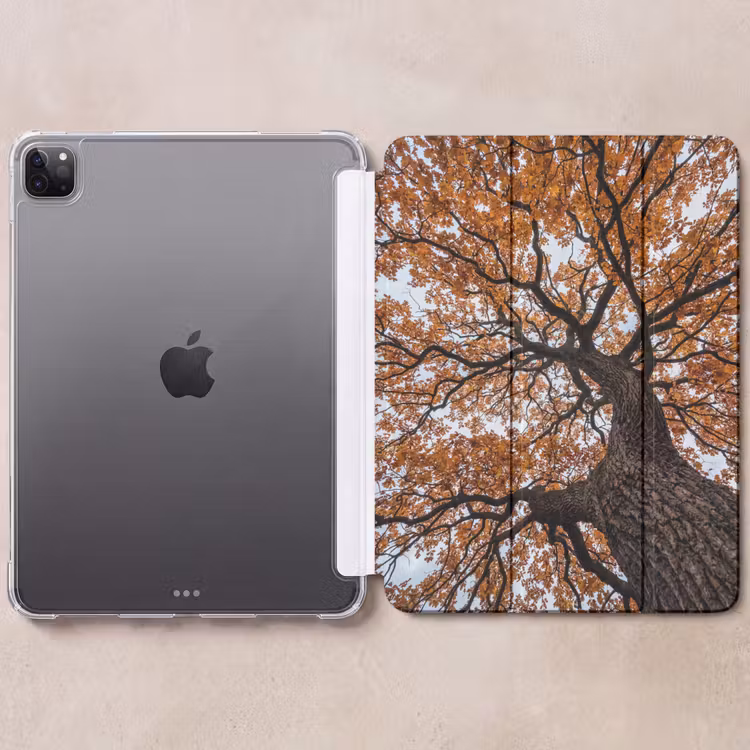 iPad-Hülle - Baum - Laubdach - Herbst - Orange - Atmosphärisch — 6