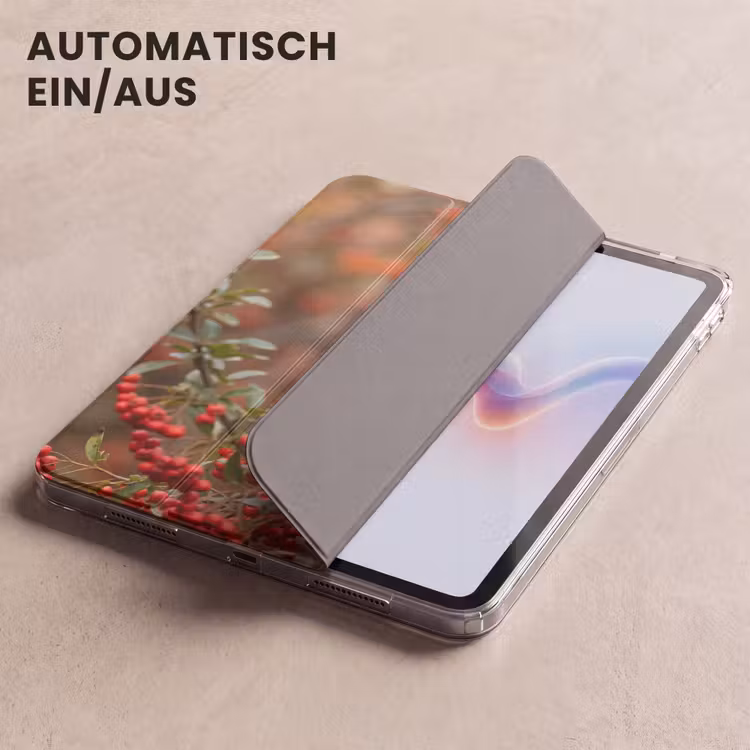 iPad-Hülle - Gimpel - Beeren - Herbst - Natur - Farbenfroh — 5