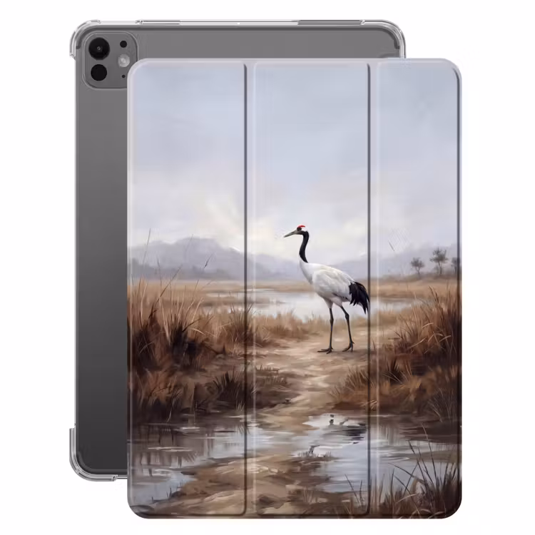iPad-Hülle - Kranich - Natur - Realistisch — 1