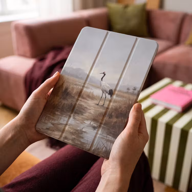 iPad-Hülle - Kranich - Natur - Realistisch — 4