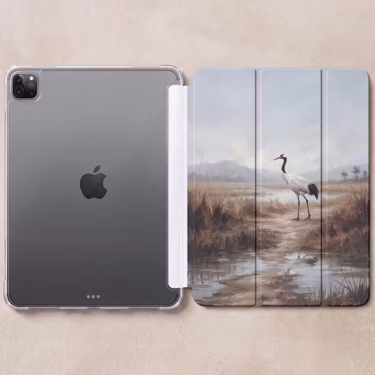 iPad-Hülle - Kranich - Natur - Realistisch — 6