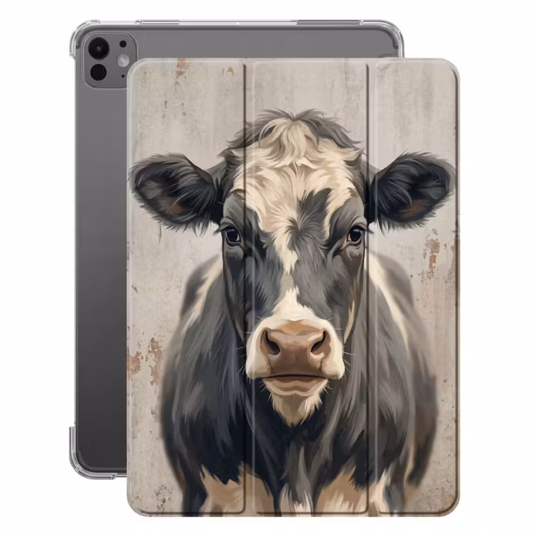 iPad-Hülle - Kuh - Porträt - Tiere - Modern — 1