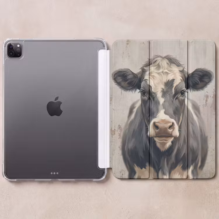 iPad-Hülle - Kuh - Porträt - Tiere - Modern — 6