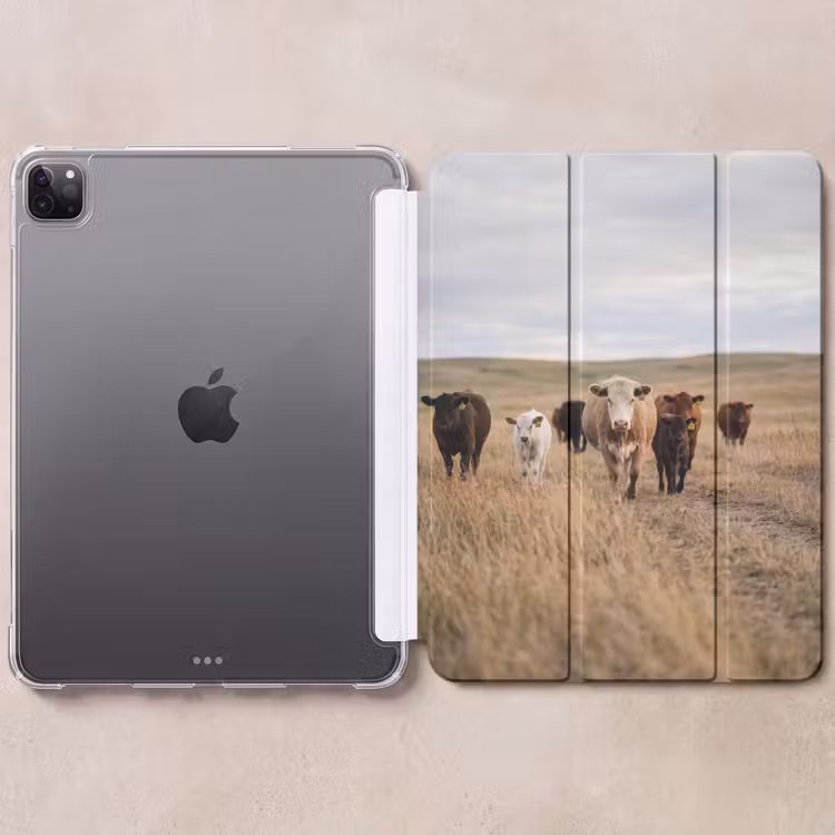 iPad-Hülle - Rinder - Herde - Landschaft - Wiese - Stille — 6