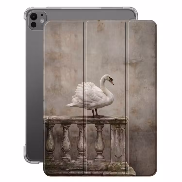 iPad-Hülle - Schwan - Elegant - Tiere - Weiß — 1