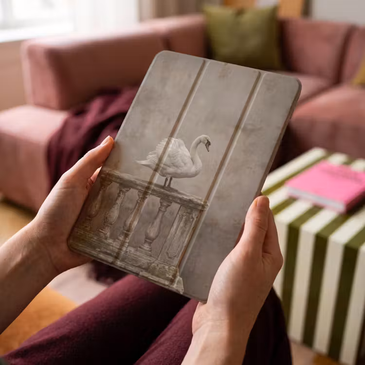 iPad-Hülle - Schwan - Elegant - Tiere - Weiß — 4